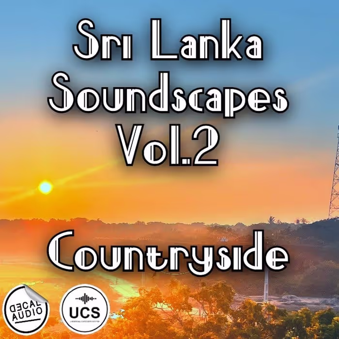 Sri Lanka Soundscapes Vol. 2 - Countryside sound effects library by Decal Audio