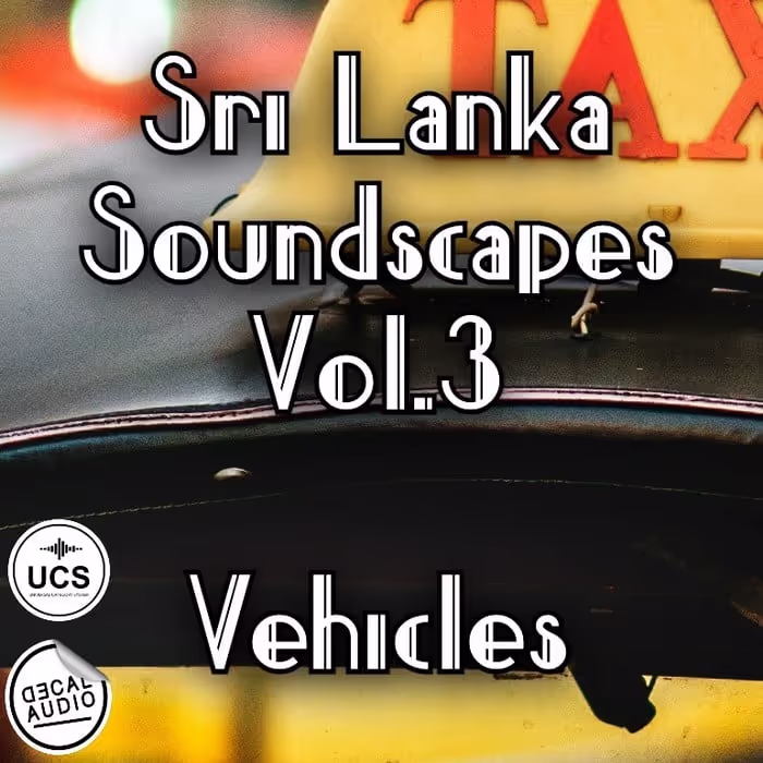 Sri Lanka Soundscapes Vol. 3 - Vehicles sound effects library by Decal Audio