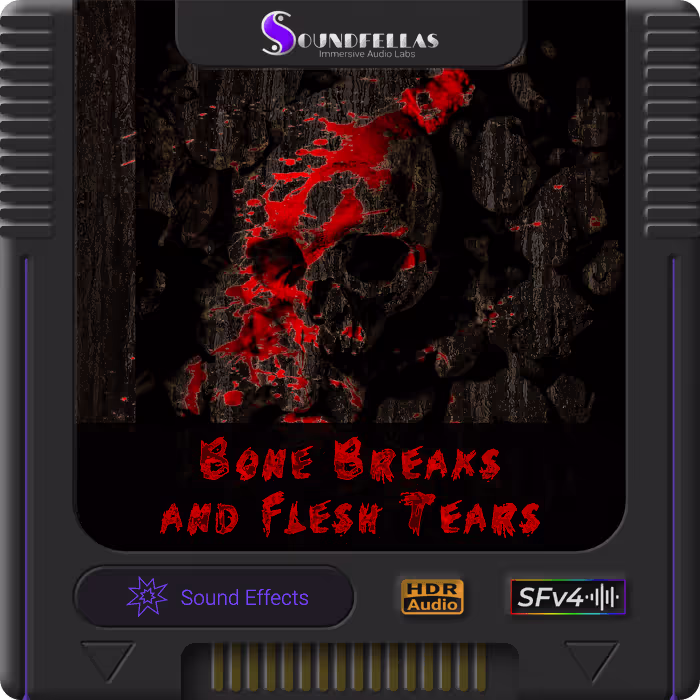 Bone Breaks and Flesh Tears sound effects library by SoundFellas