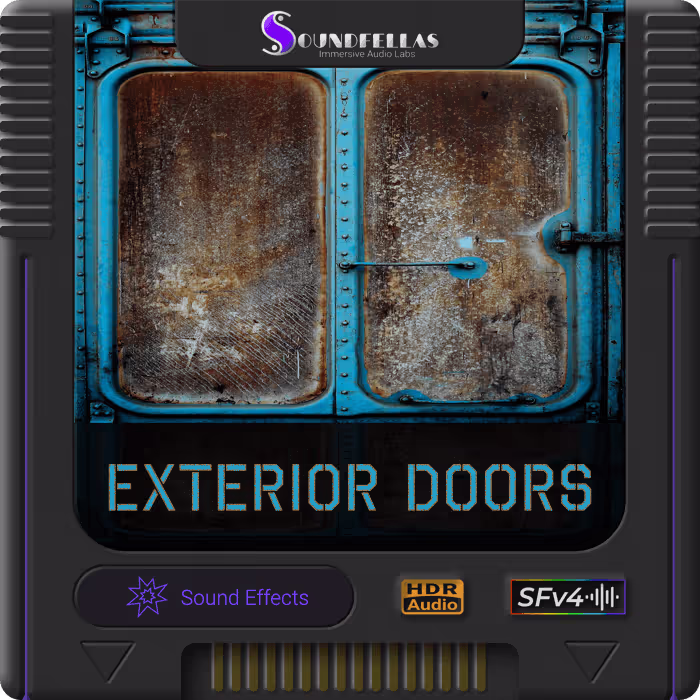 Exterior Doors sound effects library by SoundFellas