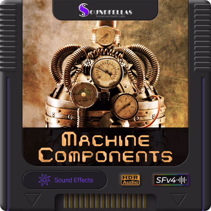 Machine Components sound effects library by SoundFellas
