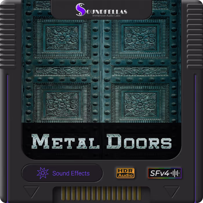 Metal Doors sound effects library by SoundFellas
