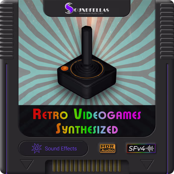 Retro Videogames Synthesized sound effects library by SoundFellas