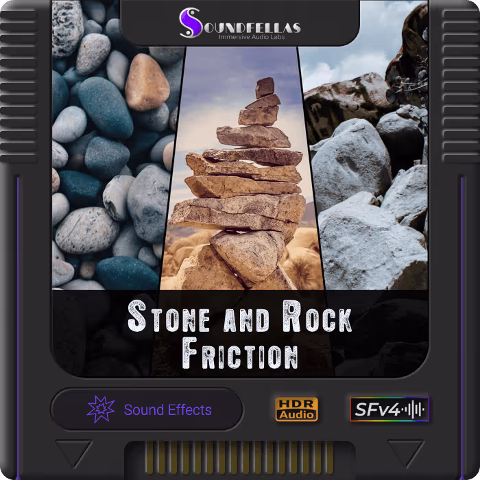 Stone and Rock Friction sound effects library by SoundFellas