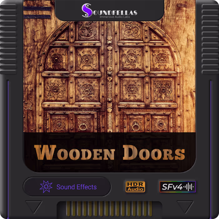 Wooden Doors sound effects library by SoundFellas