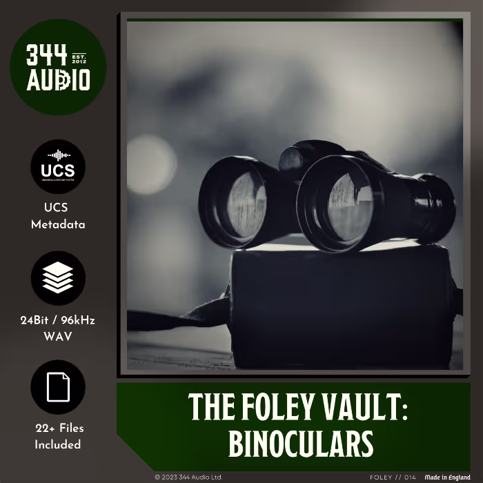 The Foley Vault: Binoculars sound effects library by 344 SFX