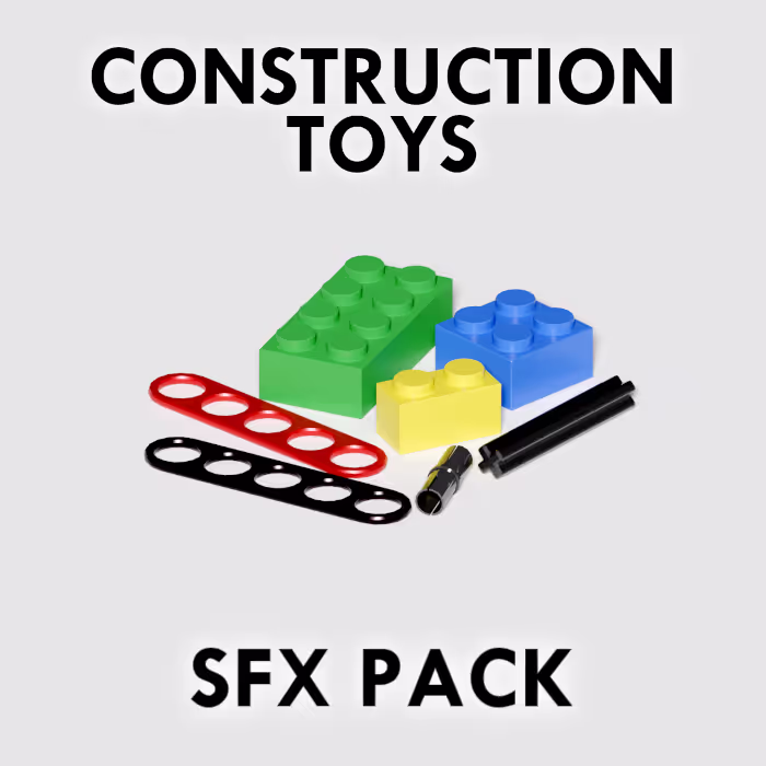 Construction Toys sound effects library by Sound Armoury