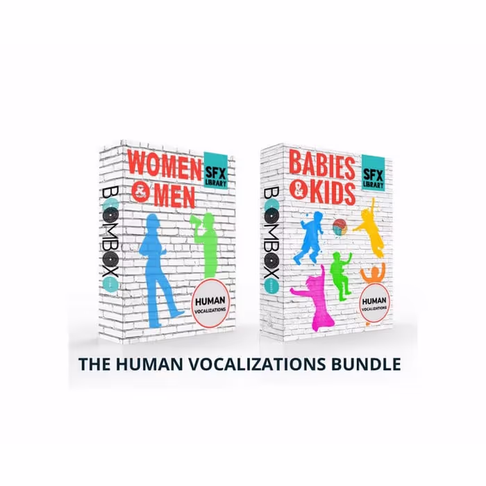 Human Vocalization Bundle by Boom Box Library