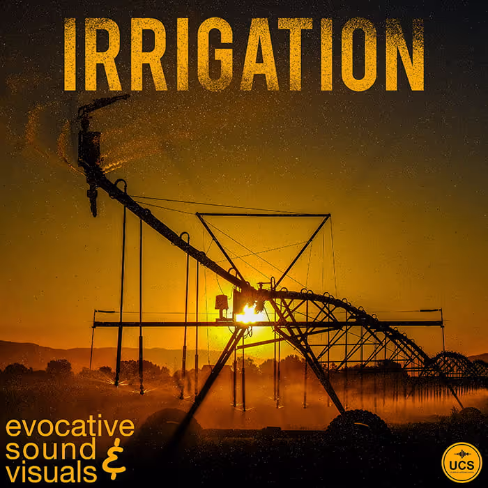 Irrigation sound effects library by Evocative Sound and Visuals
