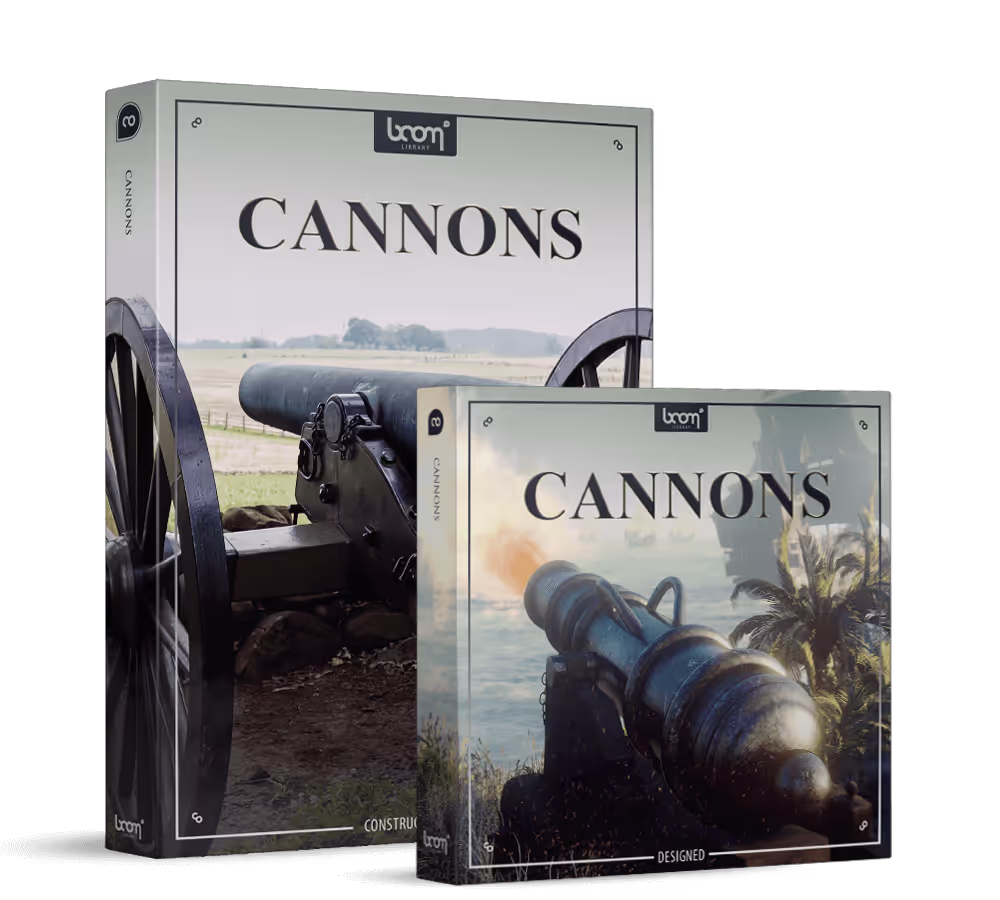 Cannons sound effects library by BOOM Library