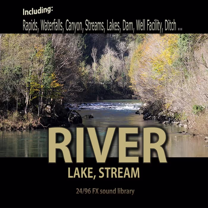River, Lake, Stream sound effects library by IVO VICIC SOUND LIBRARIES