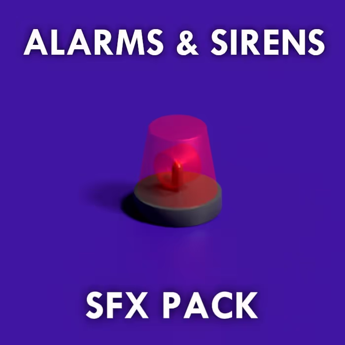 Alarms & Sirens sound effects library by Sound Armoury