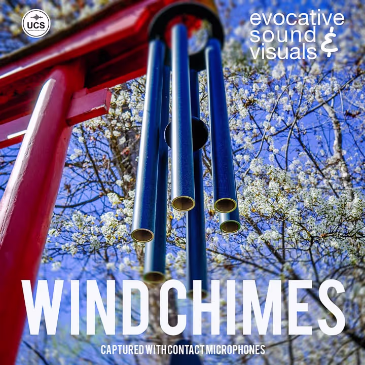 Wind Chimes sound effects library by Evocative Sound and Visuals