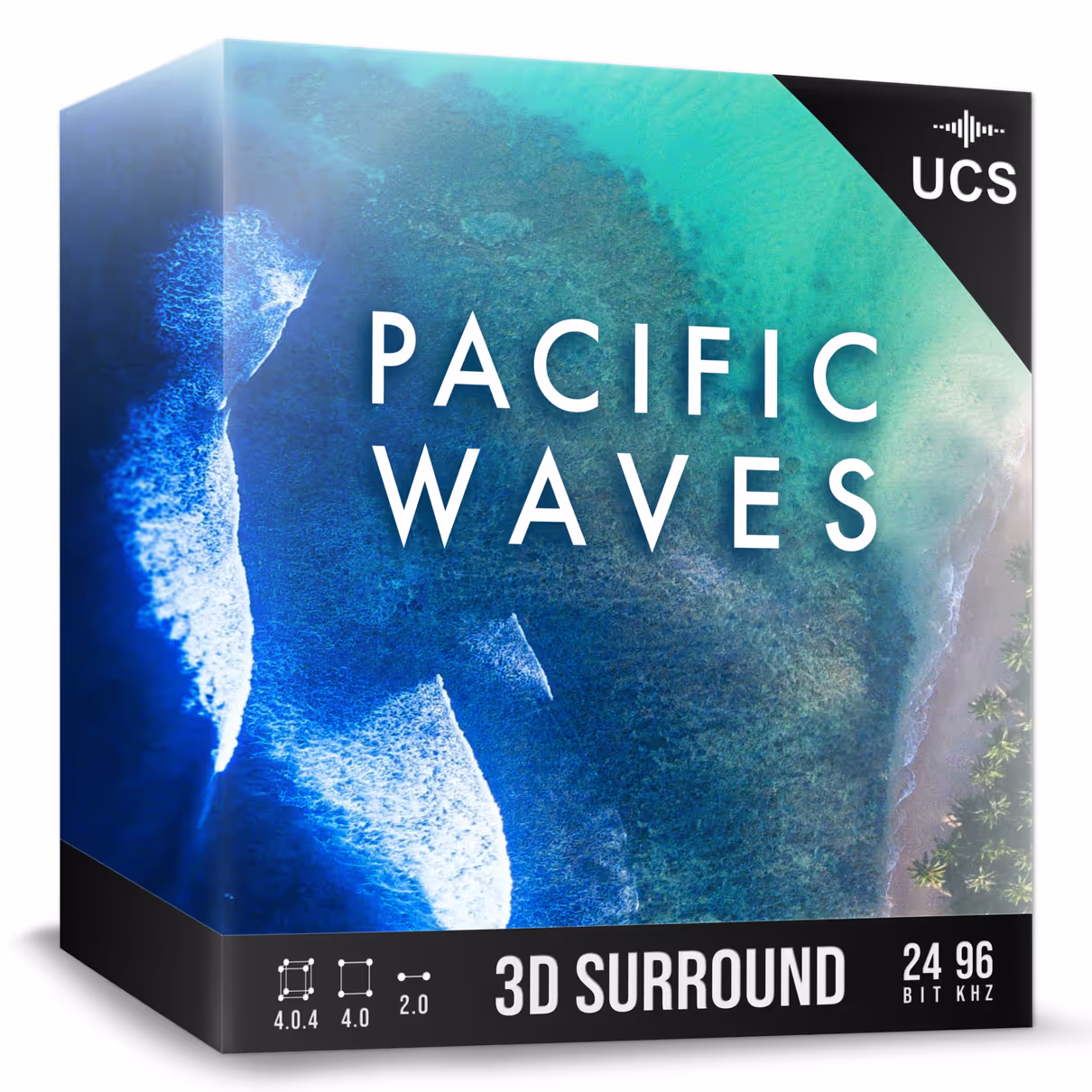 3D Pacific Island Waves sound effects library by Bjarne Taurnier