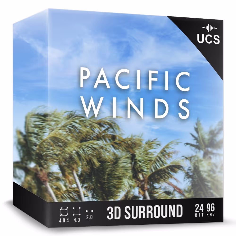 3D Pacific Island Winds sound effects library by Bjarne Taurnier