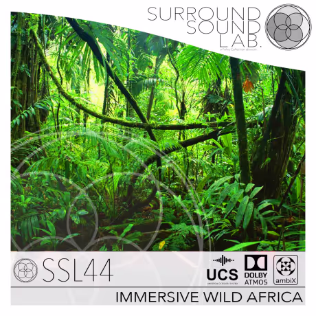 Immersive Wild Africa sound effects library by Foley Collection & Surround Sound LAB