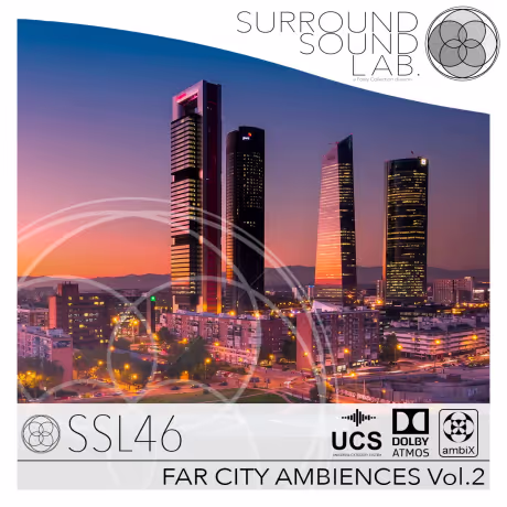 FAR CITY AMBIENCES Vol.2 sound effects library by Foley Collection & Surround Sound LAB