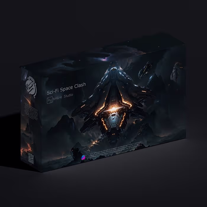 Sci-fi Space Clash sound effects library by Auhmline Studio