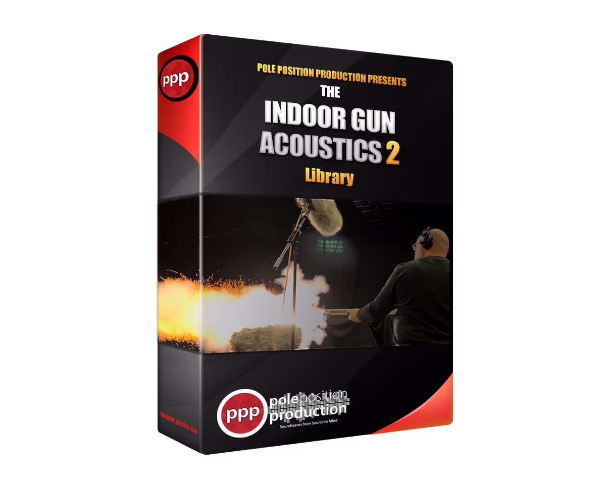 The Indoor Gun Acoustics 2 Library by Pole Position Production