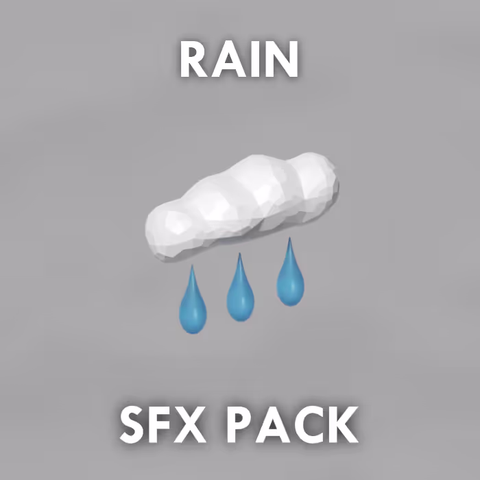 Rain sound effects library by Sound Armoury