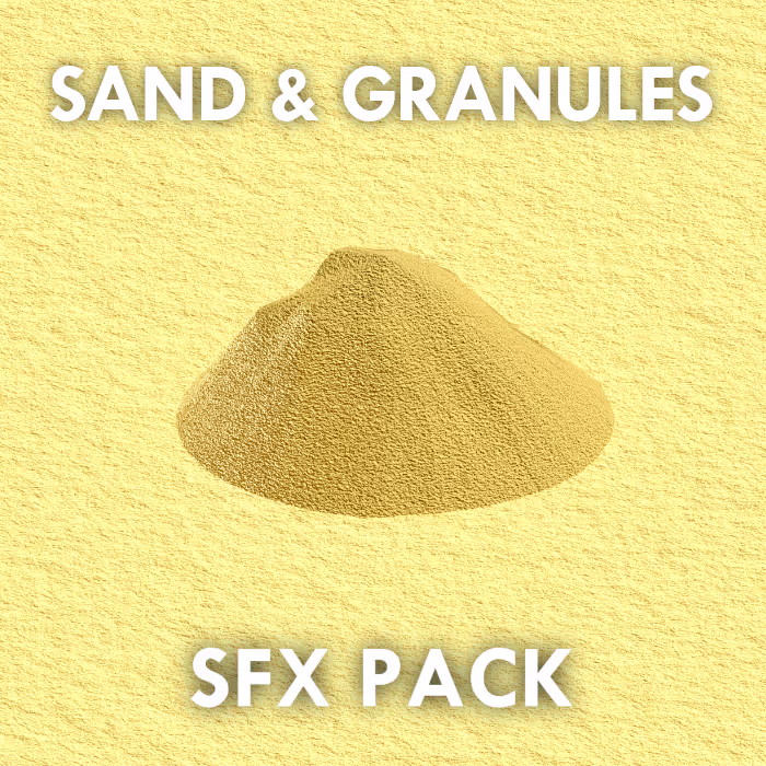Sand & Granules sound effects library by Sound Armoury