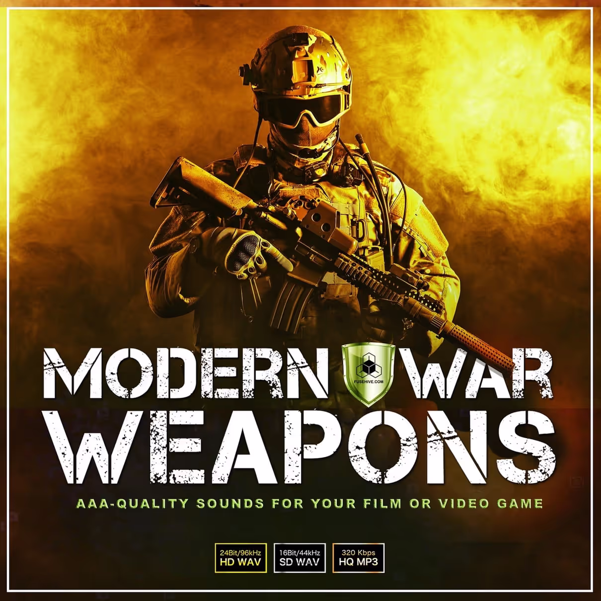 Modern Warfare Weapons sound effects library by Fusehive