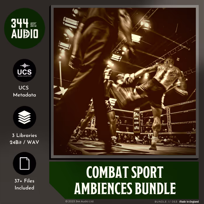 Combat Sport Ambiences Bundle by 344 SFX
