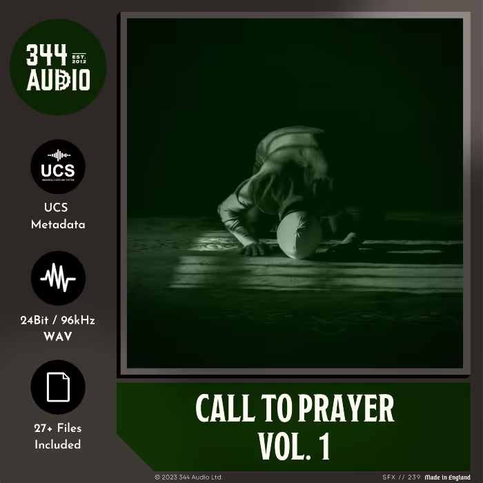 Call To Prayer Vol. 1 sound effects library by 344 SFX