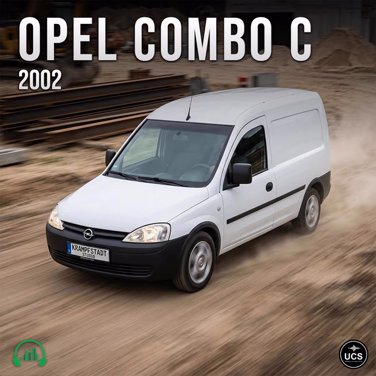 Opel Combo C 2002 panel van sound effects library by Krampfstadt Studio