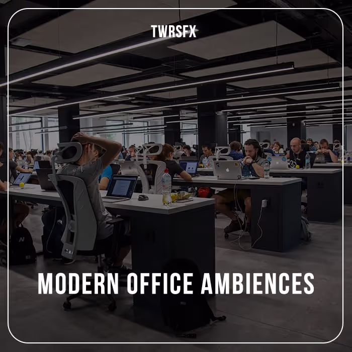Modern Office Ambiences sound effects library by TheWorkRoom Audio Post