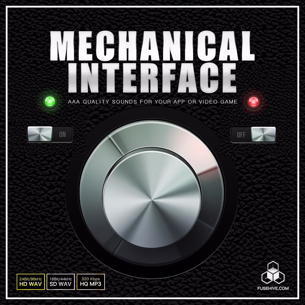 Mechanical User Interface sound effects library by Fusehive