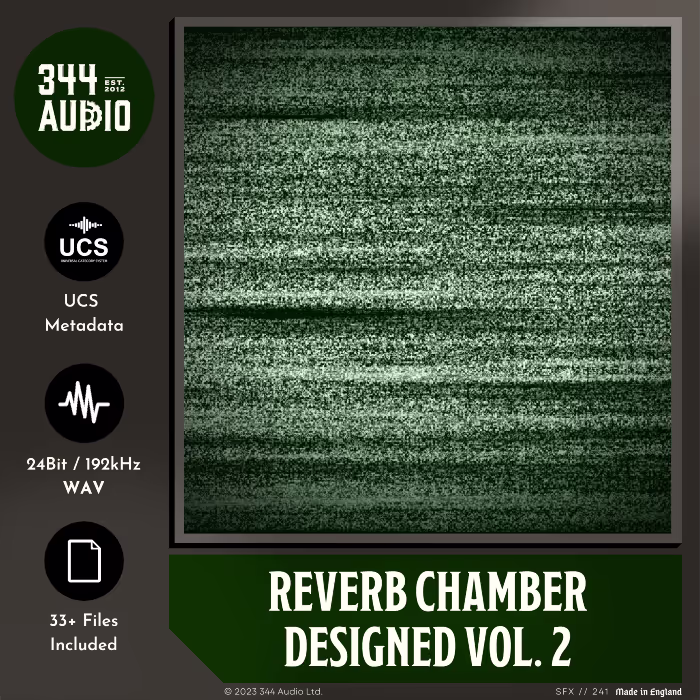 Reverb Chamber Designed sound effects library by 344 SFX