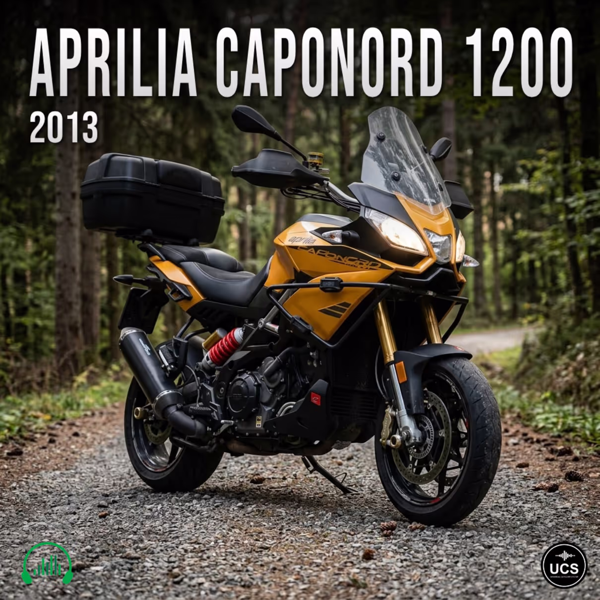 Aprilia Caponord 1200 2013 adventure touring motorcycle sound effects library by Krampfstadt Studio
