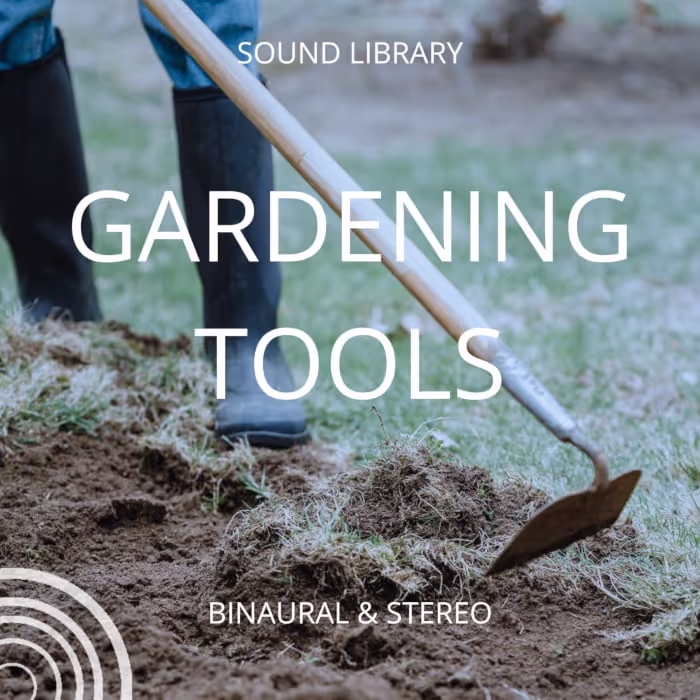 Gardening tools sound effects library by Sound Spectro