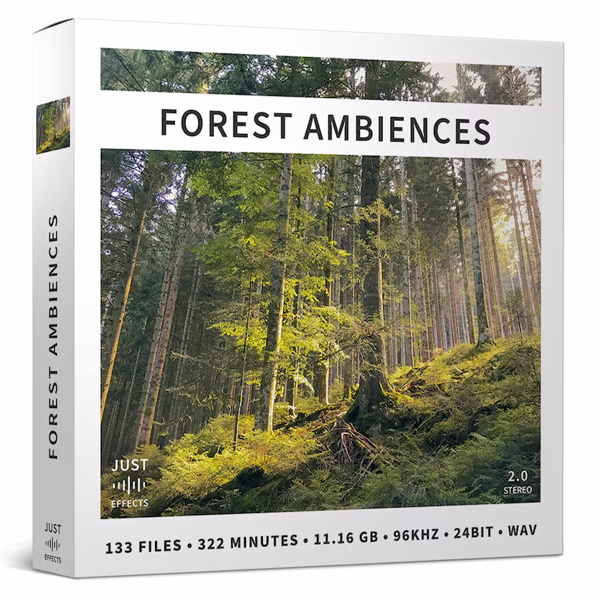 Forest Ambiences sound effects library by Just Sound Effects