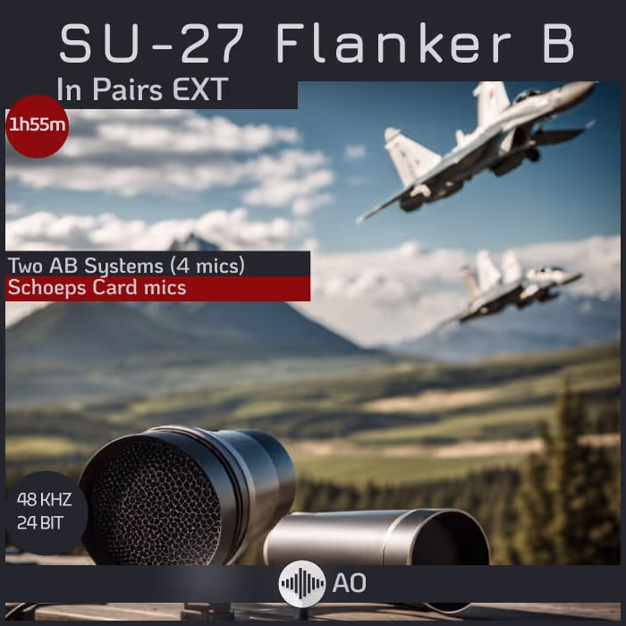 SU-27 Flanker B sound effects library by Ambience Occlution