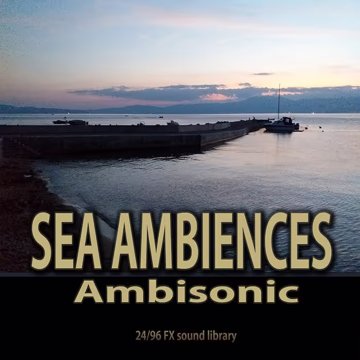 Ambisonic Sea, Coastline, Port Ambiences sound effects library by IVO VICIC SOUND LIBRARIES