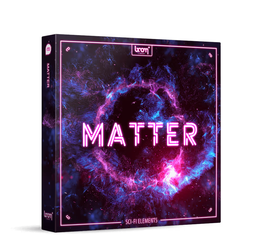 MATTER sound effects library by BOOM Library