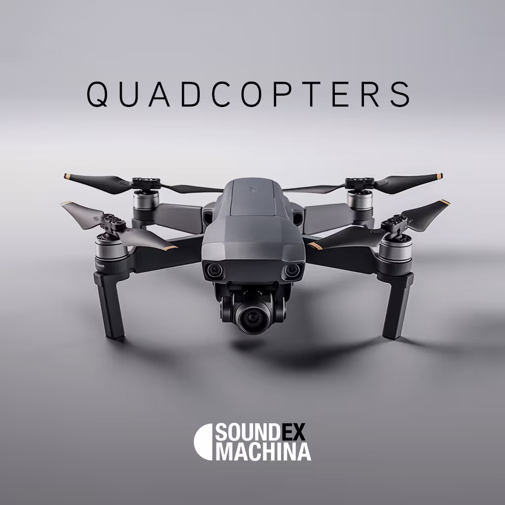 Quadcopters sound effects library by Sound Ex Machina