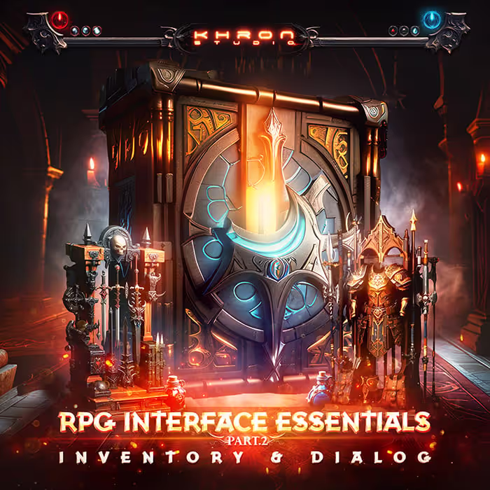 RPG Interface Essentials - Inventory & Dialog sound effects library by Khron Studio