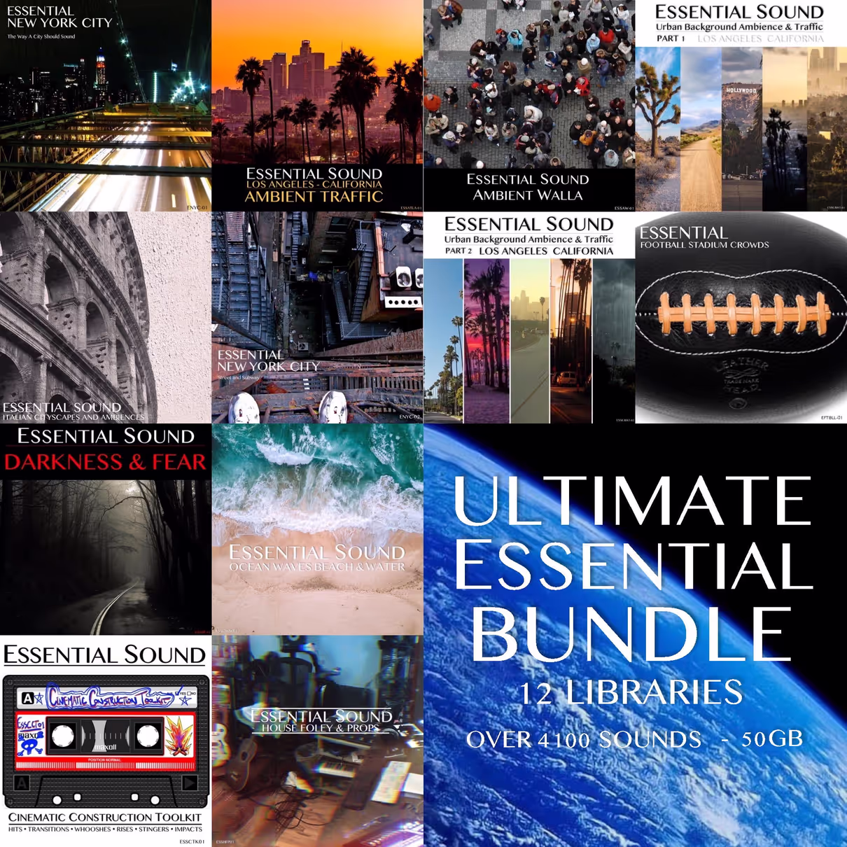 Ultimate Essential Bundle (12 Libraries - Essential Sound) by Tsunami Sound Wave