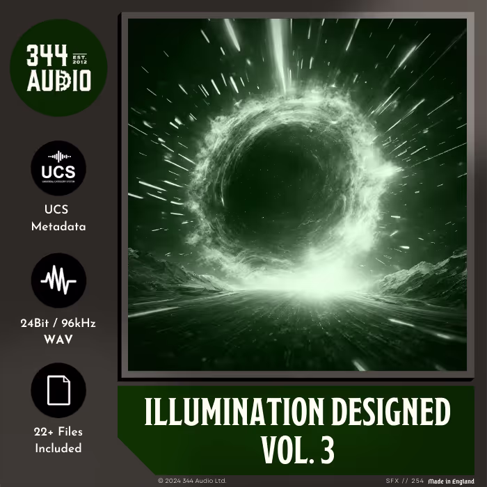 Illumination Designed Vol. 3 sound effects library by 344 SFX
