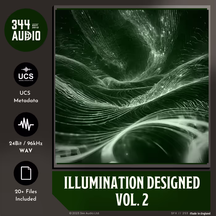 Illumination Designed Vol. 2 sound effects library by 344 SFX