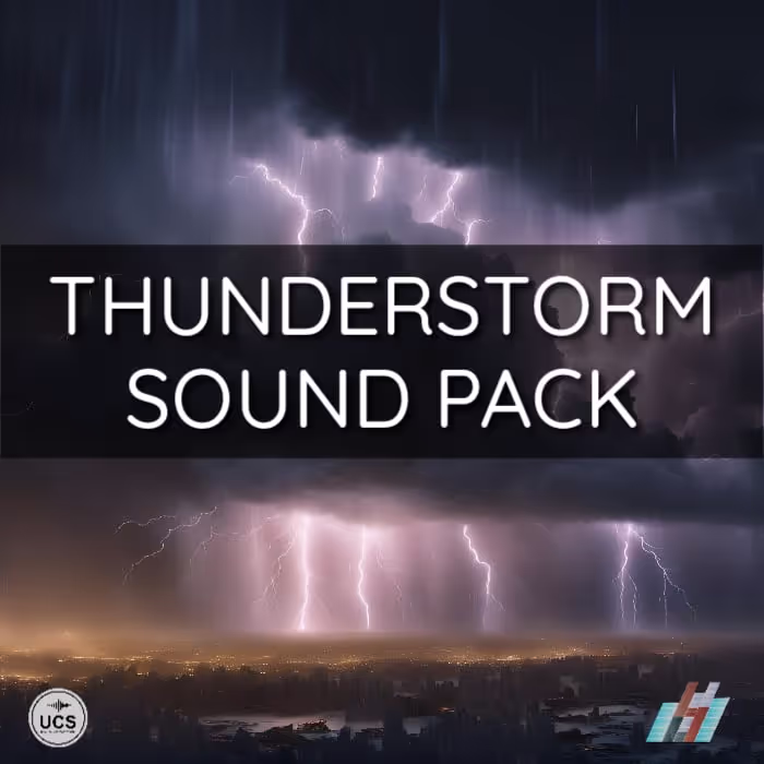 Thunderstorm Sound Pack sound effects library by Sylvain Livenais