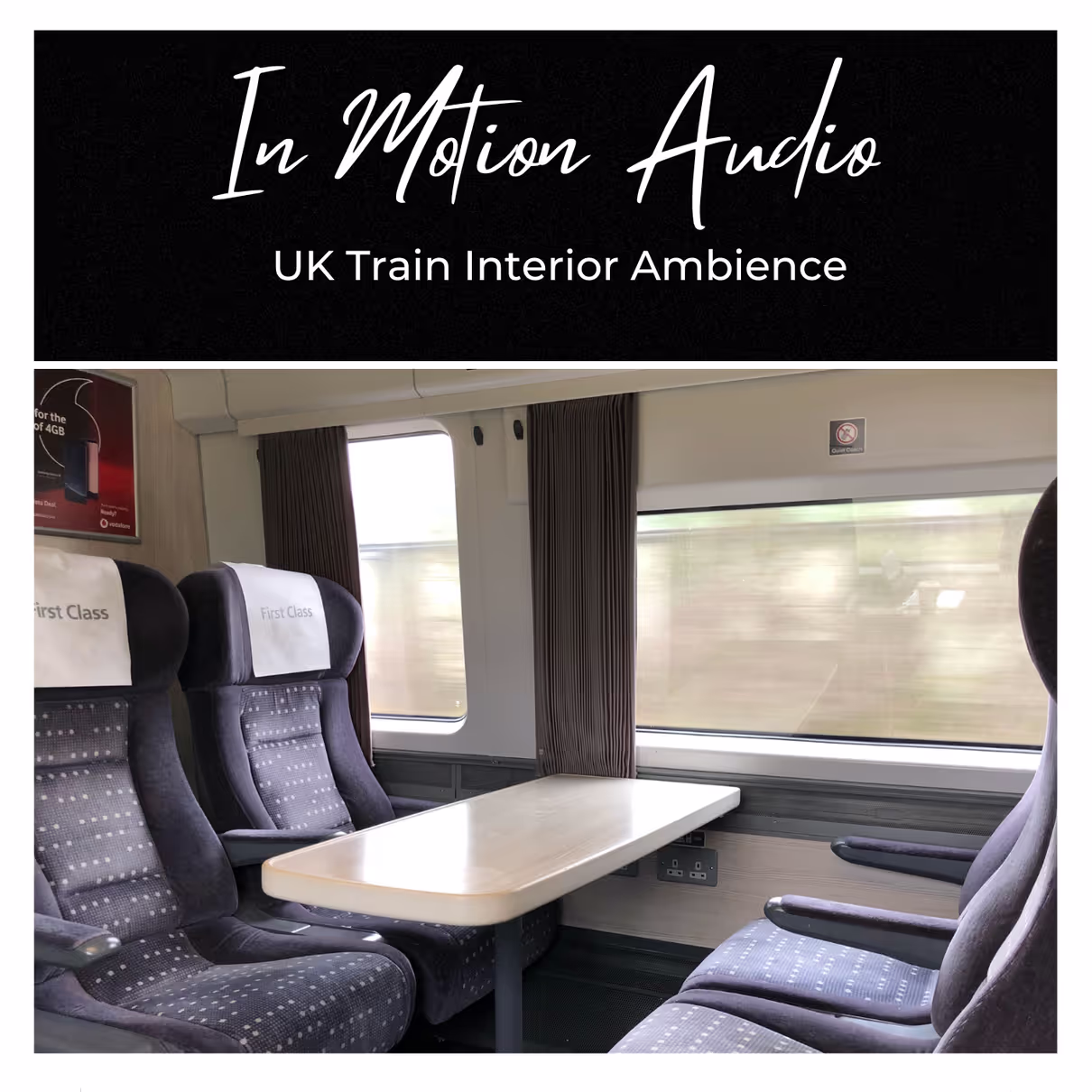 Train Interior Ambience sound effects library by In Motion Audio