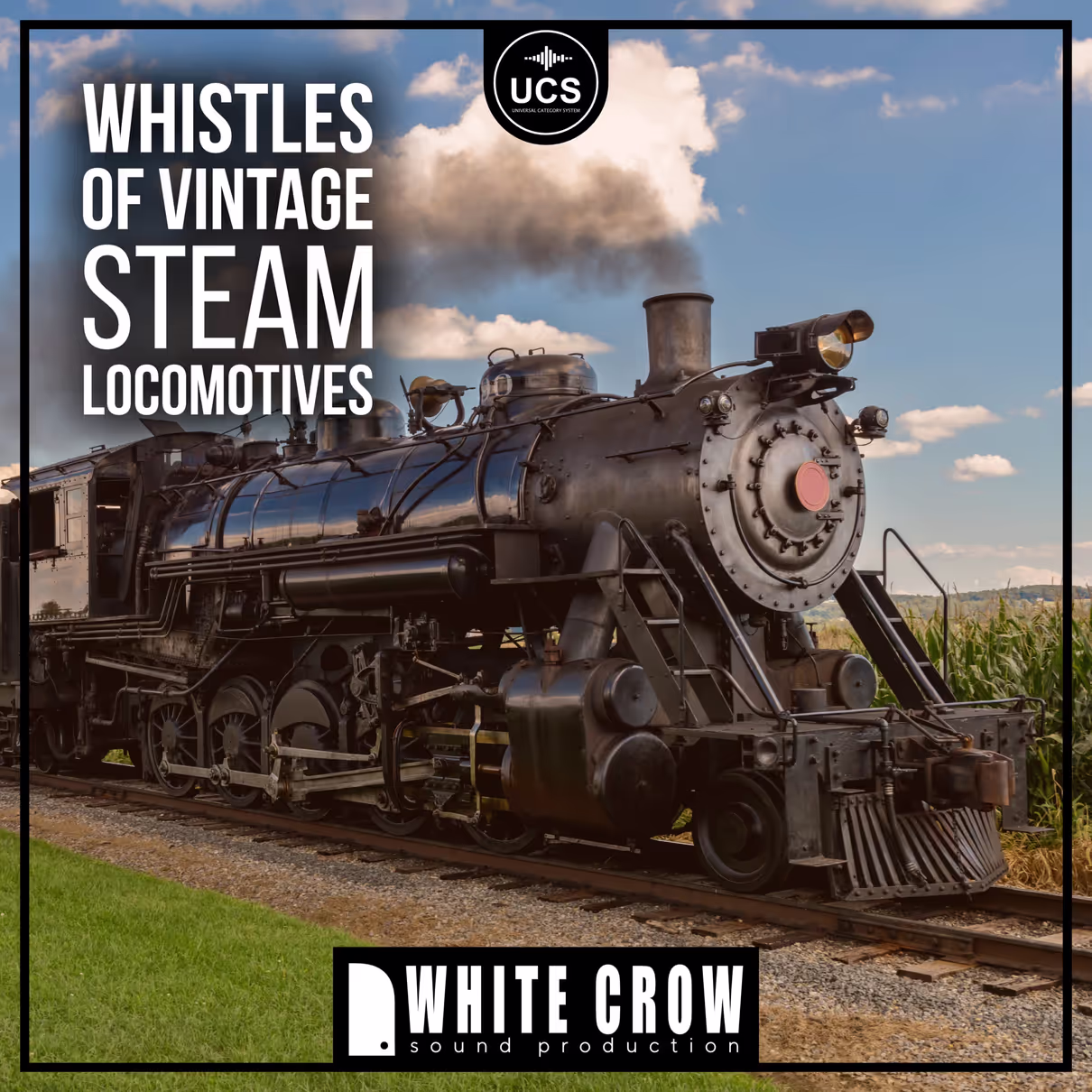 Whistles Of Vintage Steam Locomotives sound effects library by White Crow Sound Production