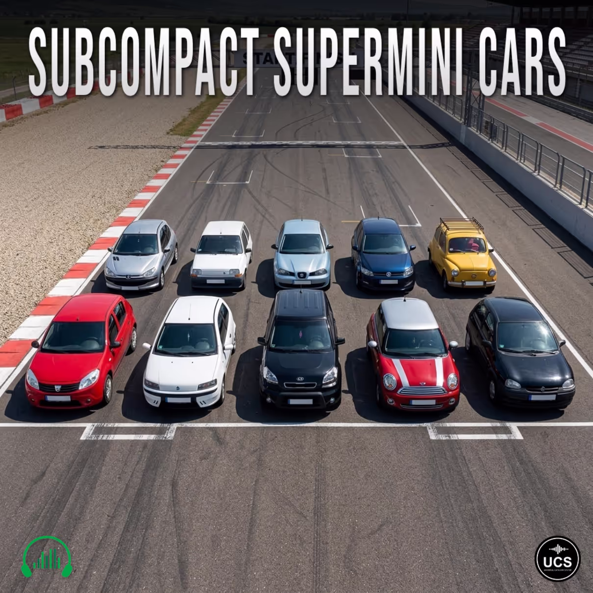 Subcompact Supermini Cars sound effects library by Krampfstadt Studio