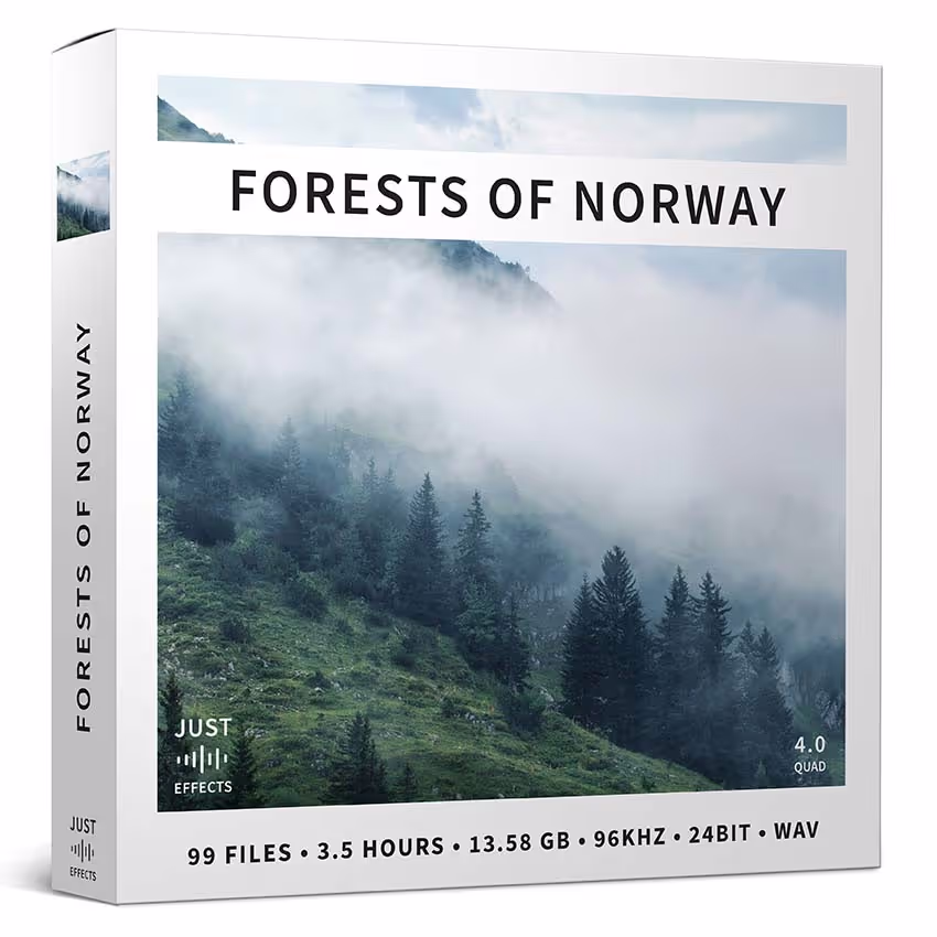 Forests of Norway sound effects library by Just Sound Effects