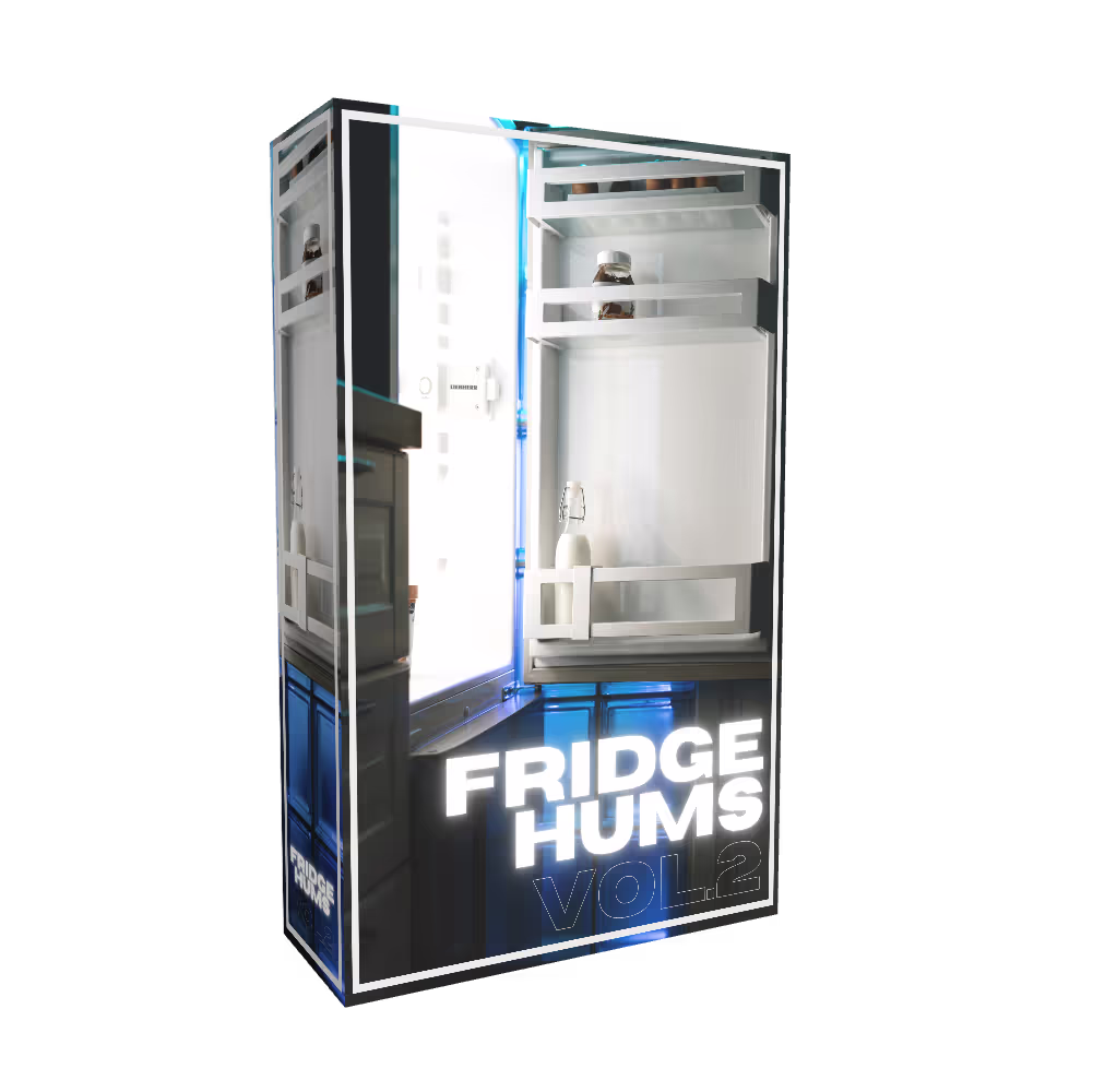 Fridge Hums Vol.2 sound effects library by Jake Fielding Sound