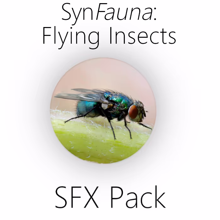 SynFauna: Flying Insects sound effects library by Sound Armoury